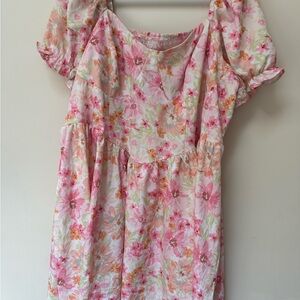 SHEIN Pink Floral Blouse